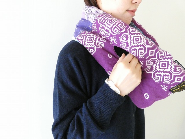 KAPITAL(キャピタル) ネルバンダナプリントリバーシブルKESAマフラーの商品画像6