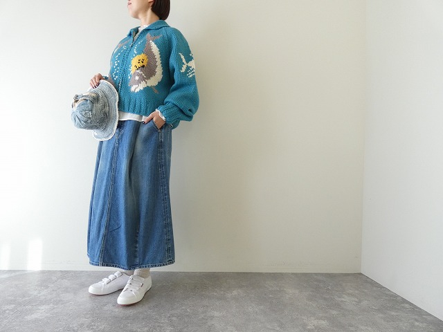 KAPITAL(キャピタル) ハンドニット PECKISH TROUT ZIPボレロの商品画像1