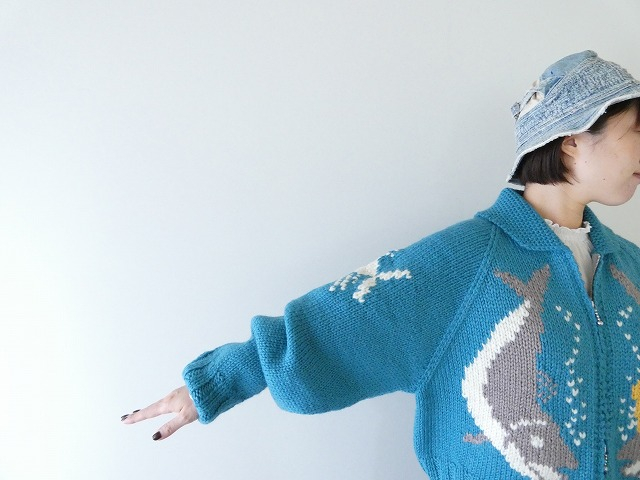 KAPITAL(キャピタル) ハンドニット PECKISH TROUT ZIPボレロの商品画像10