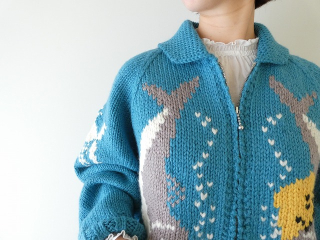 KAPITAL(キャピタル) ハンドニット PECKISH TROUT ZIPボレロの商品画像17