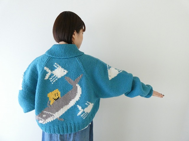 KAPITAL(キャピタル) ハンドニット PECKISH TROUT ZIPボレロの商品画像4