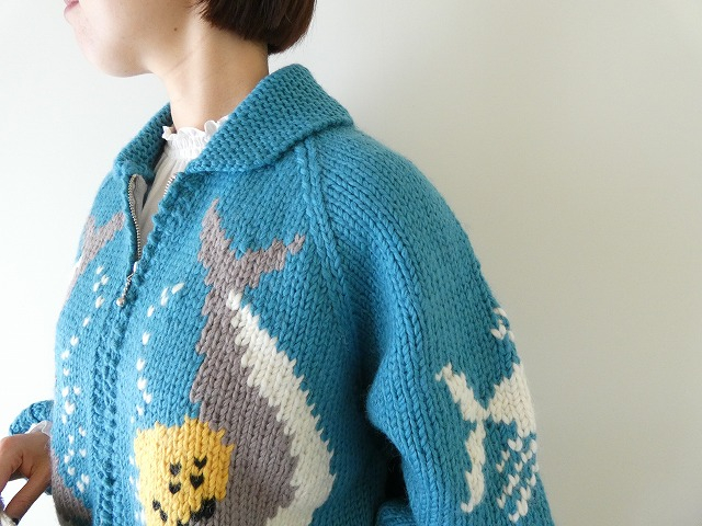 KAPITAL(キャピタル) ハンドニット PECKISH TROUT ZIPボレロの商品画像8