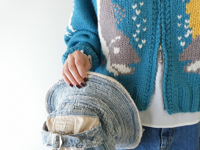 KAPITAL(キャピタル) ハンドニット PECKISH TROUT ZIPボレロの商品画像9