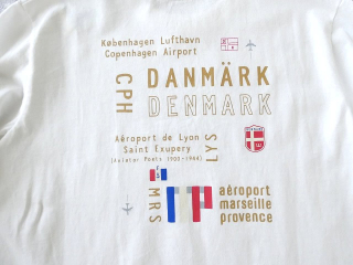 快晴堂(かいせいどう) 【別注カラー】Around the World長袖UNI-Tシャツ/BASIC FIT B柄 エアーポート3レターの商品画像34