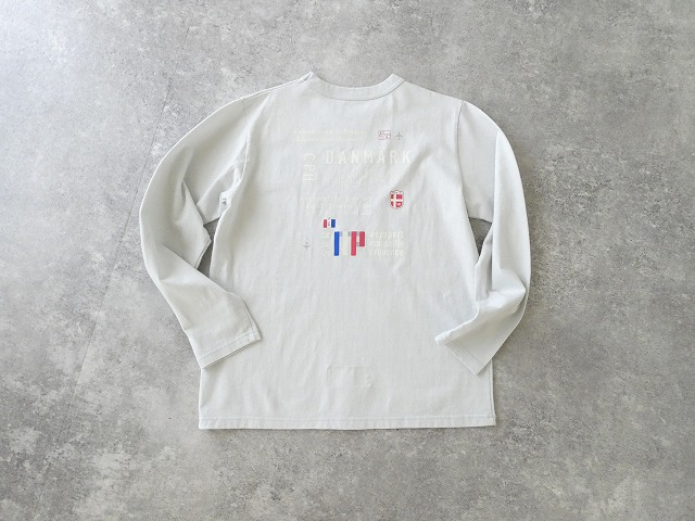快晴堂(かいせいどう) 【別注カラー】Around the World長袖UNI-Tシャツ/BASIC FIT B柄 エアーポート3レターの商品画像43