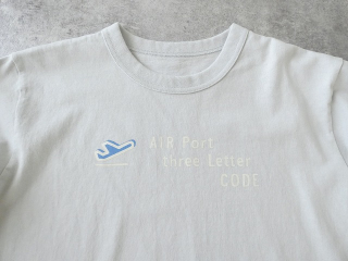 快晴堂(かいせいどう) 【別注カラー】Around the World長袖UNI-Tシャツ/BASIC FIT B柄 エアーポート3レターの商品画像44