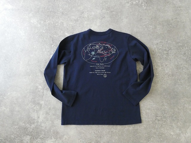 快晴堂(かいせいどう) Around the World長袖UNI-Tシャツ/BASIC FIT C柄 ポーラールート/サザンルートの商品画像29