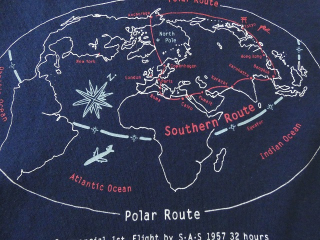 快晴堂(かいせいどう) Around the World長袖UNI-Tシャツ/BASIC FIT C柄 ポーラールート/サザンルートの商品画像37