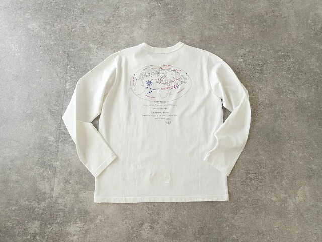 快晴堂(かいせいどう) Around the World長袖UNI-Tシャツ/BASIC FIT C柄 ポーラールート/サザンルートの商品画像43