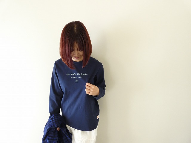 快晴堂(かいせいどう) Around the World長袖UNI-Tシャツ/BASIC FIT C柄 ポーラールート/サザンルートの商品画像6