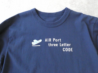 快晴堂(かいせいどう) 【別注カラー】Around the World長袖UNI-Tシャツ/COMFORT FIT B柄 エアーポート3レターの商品画像30