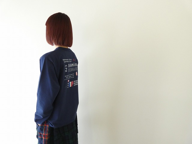 快晴堂(かいせいどう) 【別注カラー】Around the World長袖UNI-Tシャツ/COMFORT FIT B柄 エアーポート3レターの商品画像5