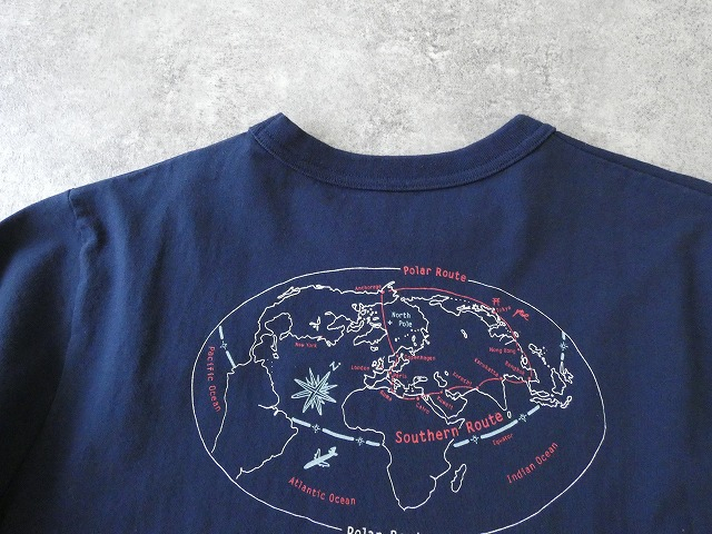 快晴堂(かいせいどう) Around the World長袖UNI-Tシャツ/COMFORT FIT C柄 ポーラールート/サザンルートの商品画像10