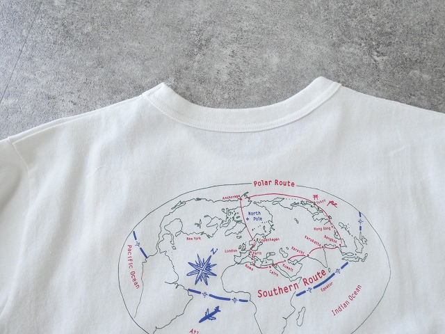 快晴堂(かいせいどう) Around the World長袖UNI-Tシャツ/COMFORT FIT C柄 ポーラールート/サザンルートの商品画像9