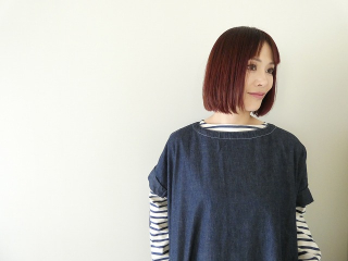 快晴堂(かいせいどう) Girl'sライトオンスデニム後ろポケWideワンピースの商品画像21