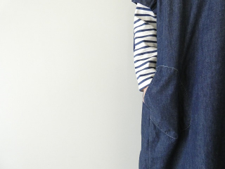 快晴堂(かいせいどう) Girl'sライトオンスデニム後ろポケWideワンピースの商品画像24