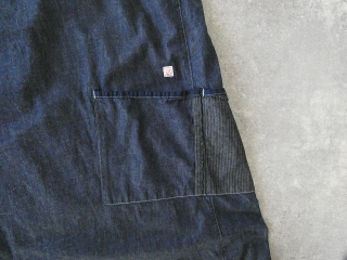 快晴堂(かいせいどう) Girl'sライトオンスデニム後ろポケWideワンピースの商品画像30