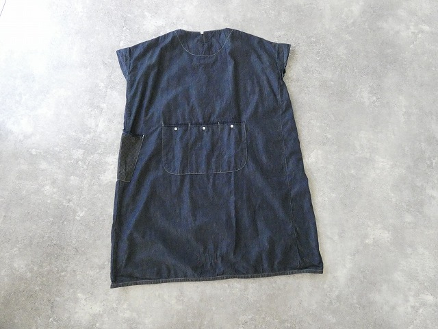 快晴堂(かいせいどう) Girl'sライトオンスデニム後ろポケWideワンピースの商品画像9