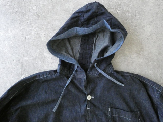 快晴堂(かいせいどう) 【SPACE MOO別注】HAYATE CCBY DUTY WEAR デニムフードデッキシャツの商品画像23