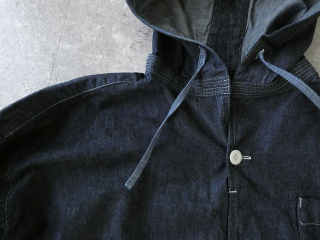 快晴堂(かいせいどう) 【SPACE MOO別注】HAYATE CCBY DUTY WEAR デニムフードデッキシャツの商品画像24