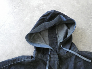 快晴堂(かいせいどう) 【SPACE MOO別注】HAYATE CCBY DUTY WEAR デニムフードデッキシャツの商品画像34