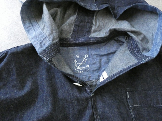 快晴堂(かいせいどう) 【SPACE MOO別注】HAYATE CCBY DUTY WEAR デニムフードデッキシャツの商品画像43