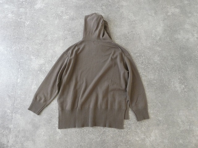 mao made(マオメイド) やわらかコットン　異ゲージリブオトナのためのニットパーカーの商品画像29