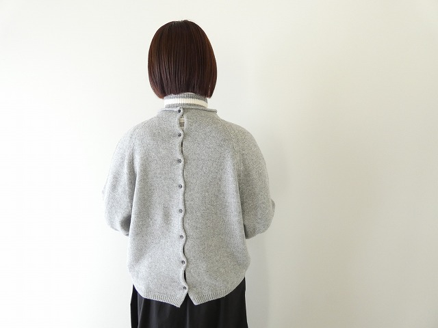 mao made(マオメイド) エアーヤーンコットン　クルンネック2WAYプルオーバーの商品画像6