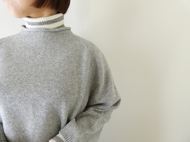 mao made(マオメイド) エアーヤーンコットン　クルンネック2WAYプルオーバーの商品画像7