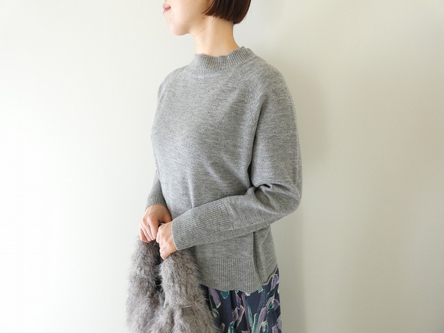 mao made(マオメイド) メリノウール 2WAYくるみボタンプルオーバーの商品画像10