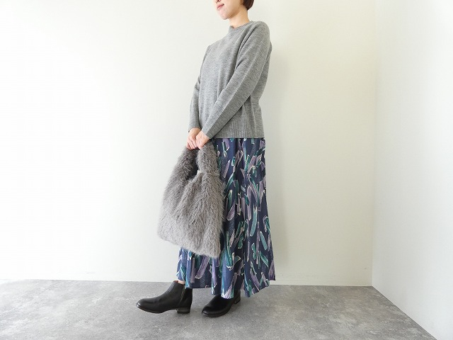 mao made(マオメイド) メリノウール 2WAYくるみボタンプルオーバーの商品画像9