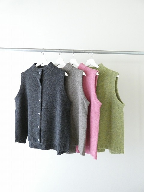 mao made(マオメイド) ヤクフィールAライン前開きベストの商品画像3