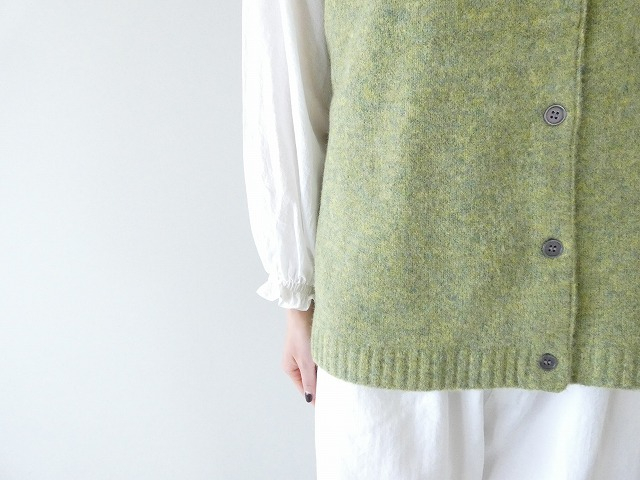 mao made(マオメイド) ヤクフィールAライン前開きベストの商品画像6