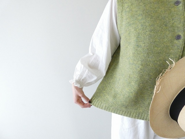 mao made(マオメイド) ヤクフィールAライン前開きベストの商品画像7