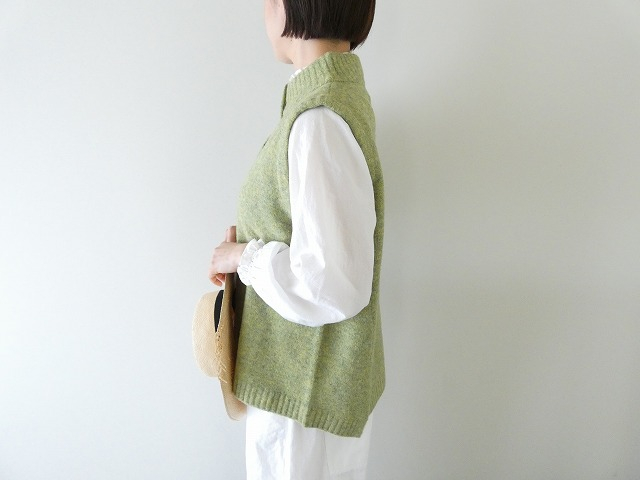 mao made(マオメイド) ヤクフィールAライン前開きベストの商品画像9