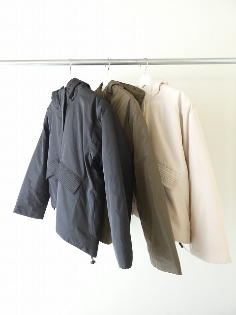 mao made(マオメイド) フード付きグログランコンパクト丈ブルゾンの商品画像3