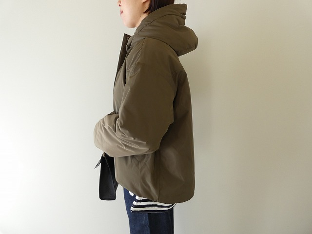 mao made(マオメイド) フード付きグログランコンパクト丈ブルゾンの商品画像8