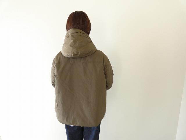 mao made(マオメイド) フード付きグログランコンパクト丈ブルゾンの商品画像9