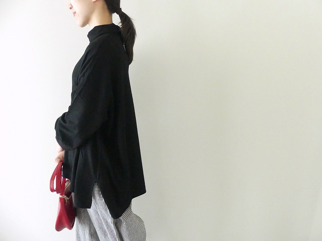 prit(プリット) ミルドウォッシャブル天竺タートルネックビッグプルオーバーの商品画像1