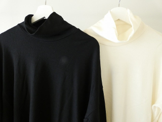 prit(プリット) ミルドウォッシャブル天竺タートルネックビッグプルオーバーの商品画像16