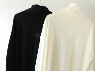 prit(プリット) ミルドウォッシャブル天竺タートルネックビッグプルオーバーの商品画像17