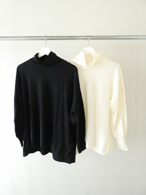 prit(プリット) ミルドウォッシャブル天竺タートルネックビッグプルオーバーの商品画像3