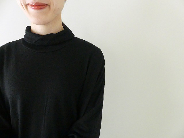 prit(プリット) ミルドウォッシャブル天竺タートルネックビッグプルオーバーの商品画像4