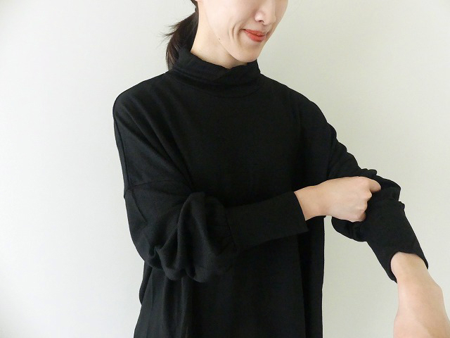 prit(プリット) ミルドウォッシャブル天竺タートルネックビッグプルオーバーの商品画像5