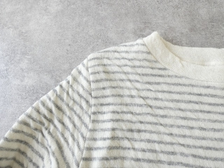 prit(プリット) 1/25ウール綿接結ボーダー クルーネックプルオーバーの商品画像45