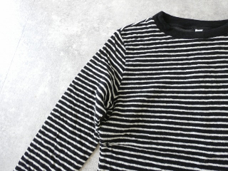 prit(プリット) 1/25ウール綿接結ボーダー クルーネックプルオーバーの商品画像59