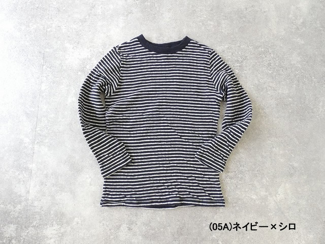 prit(プリット) 1/25ウール綿接結ボーダー クルーネックプルオーバーの商品画像70