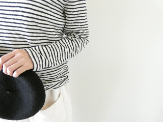 prit(プリット) 1/25ウール綿接結ボーダー タートルネックプルオーバーの商品画像18