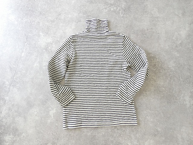 prit(プリット) 1/25ウール綿接結ボーダー タートルネックプルオーバーの商品画像43