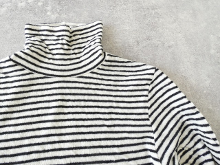 prit(プリット) 1/25ウール綿接結ボーダー タートルネックプルオーバーの商品画像44